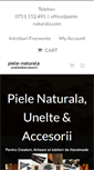 Mobile Screenshot of piele-naturala.com